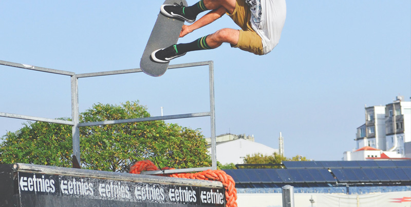 Skate vertical