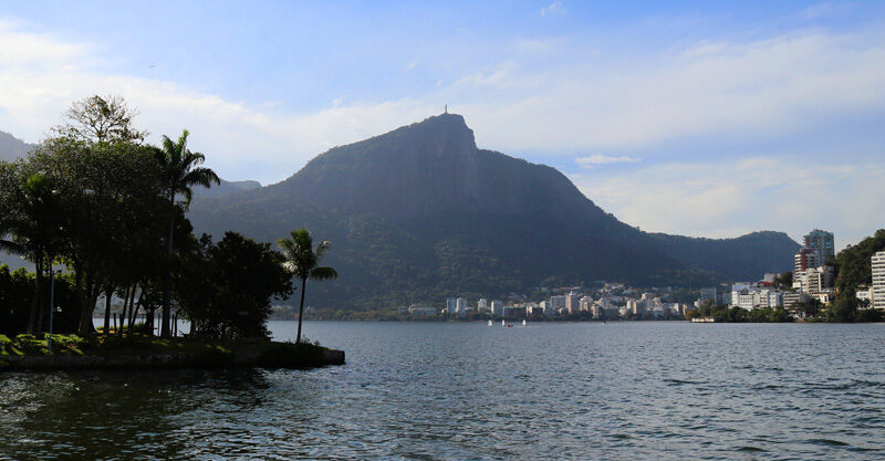 Lagoa Rodrigo de Freitas no Rio de Janeiro