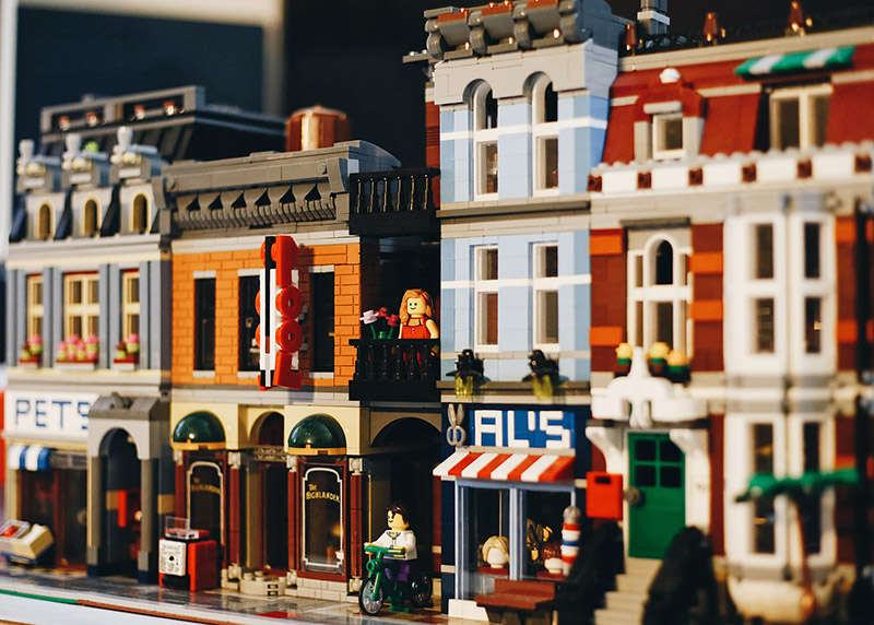 Cidade feita de LEGO