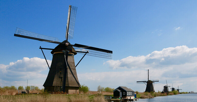 Moinhos de vento da Holanda