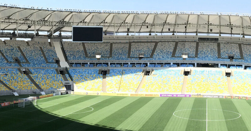 Estádio do Maracanã por dentro