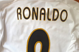 Camisa do Ronaldo Fenômeno no Real Madri