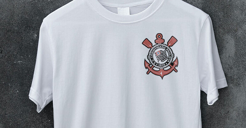 Camisa de malha do Corinthians