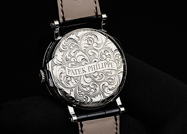 Relógio Patek Philippe com detalhes feito à mão