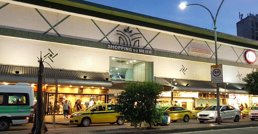 Fachada do Shopping do Méier, o primeiro shopping center do Brasil