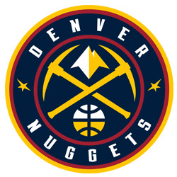 Logotipo do time de basquete Denver Nuggets da NBA